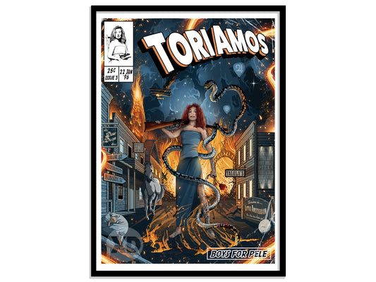 Tori Amos Print - Boys For Pele Comic Cover Art