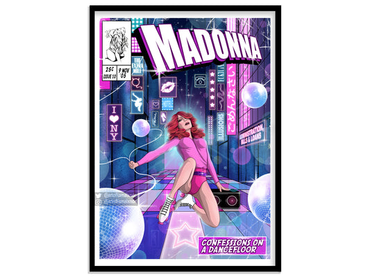 Madonna Print - Confessions On A Dance Floor Comic Cover Art