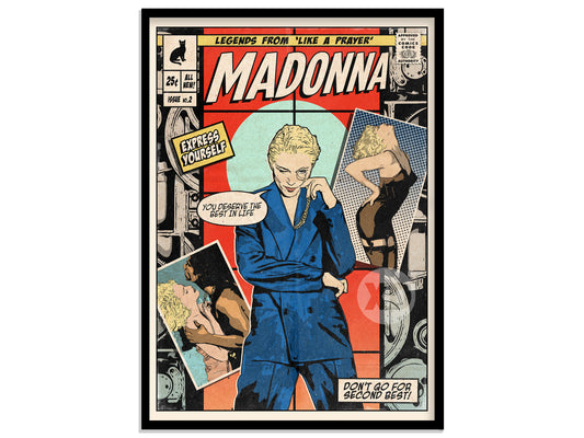 Madonna Print - Express Yourself Comic Cover Art