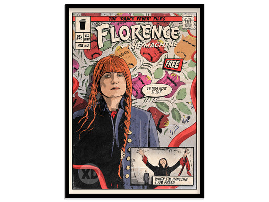 Florence + The Machine Print - Free Comic Cover Art