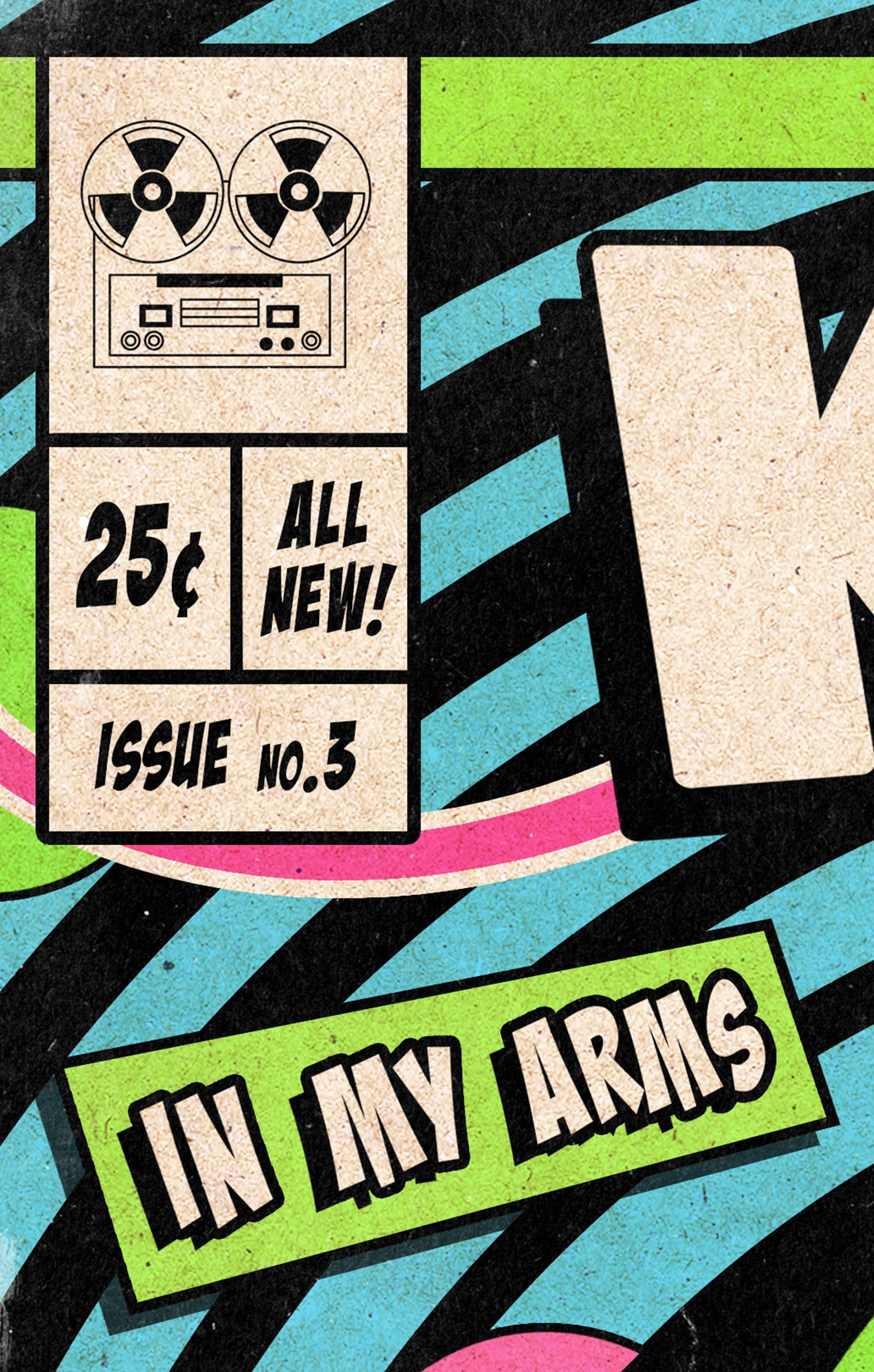 Kylie Minogue Print - In My Arms Comic Cover Art