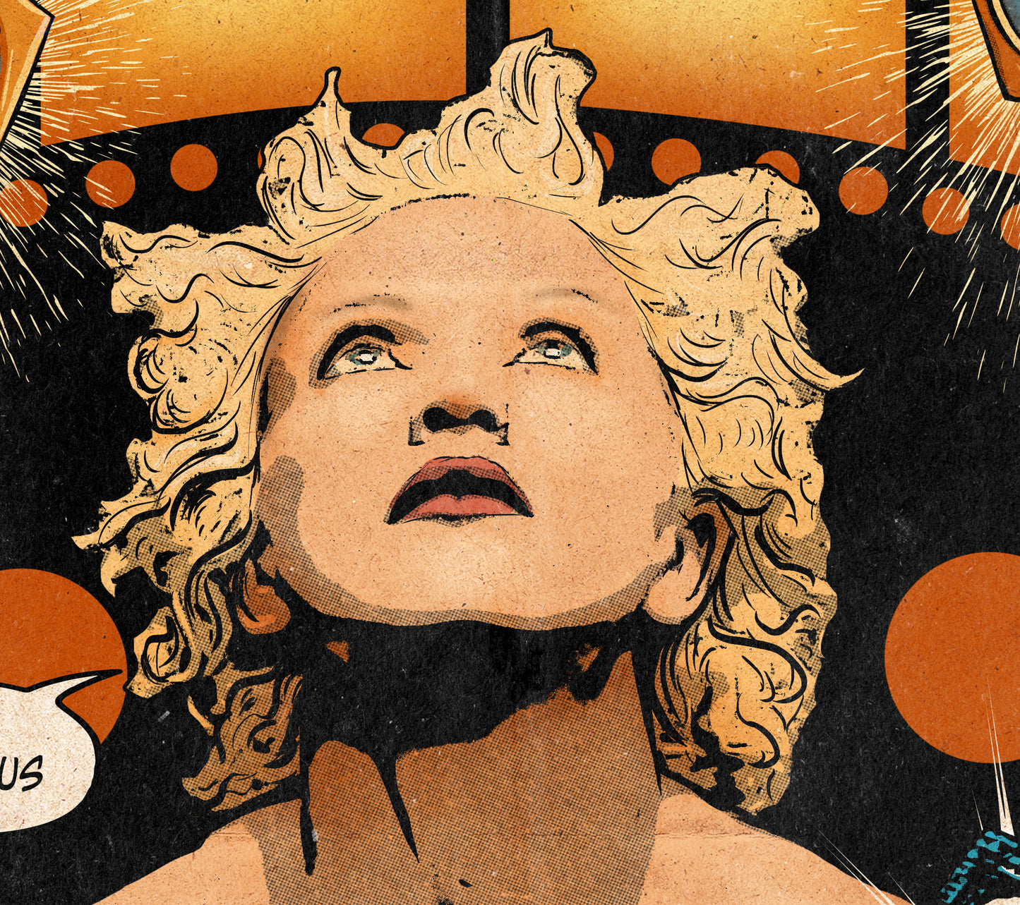 Madonna Print - Bedtime Story Comic Cover Art
