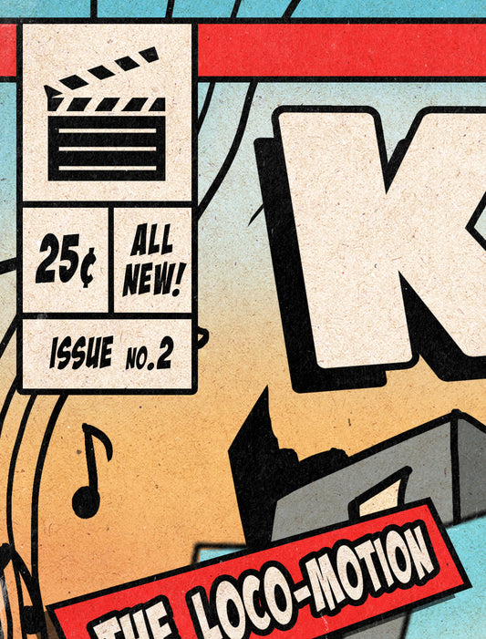Kylie Minogue Print - The Locomotion Comic Cover Art