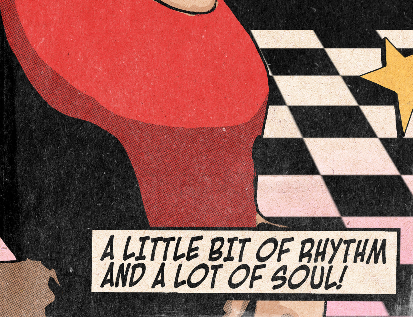 Kylie Minogue Print - The Locomotion Comic Cover Art