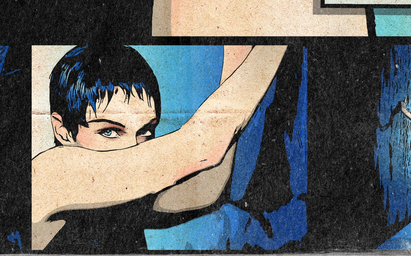 Madonna Print - Rain Comic Cover Art