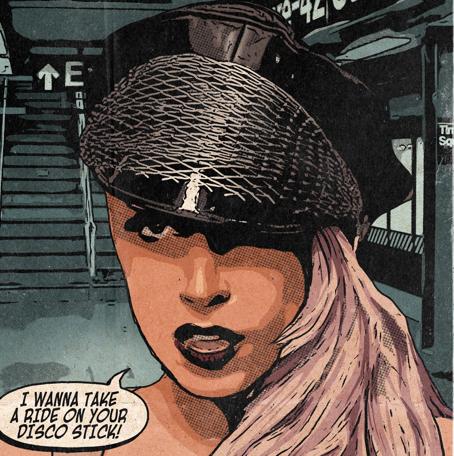 Lady Gaga Print - LoveGame Comic Cover Art