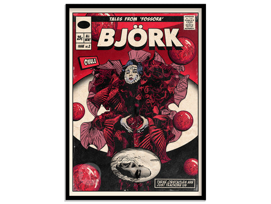 Björk Print - Ovule Comic Cover Art
