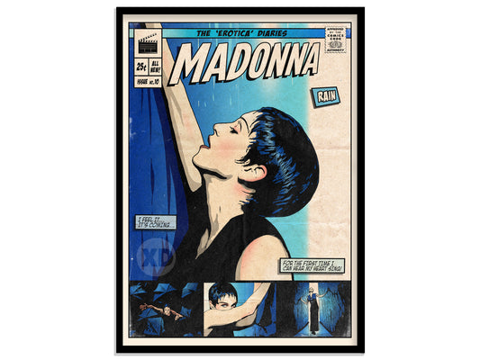 Madonna Print - Rain Comic Cover Art