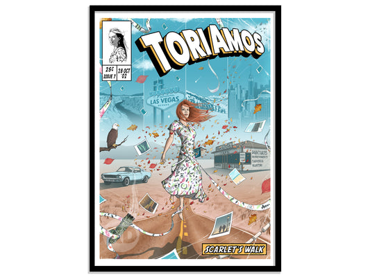 Tori Amos Print - Scarlet's Walk Comic Cover Art