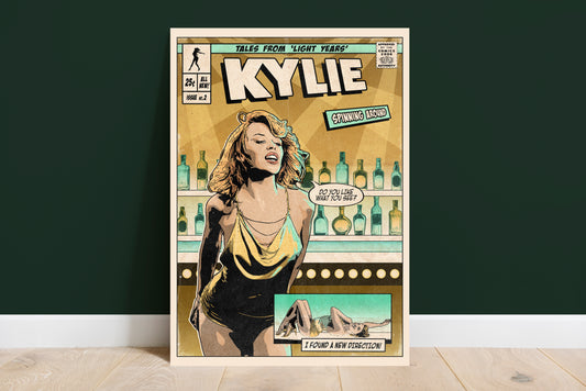 Kylie Minogue Singles Collection - 21 Comic Cover Art Prints