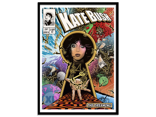 Kate Bush Print - The Dreaming Comic Cover Art