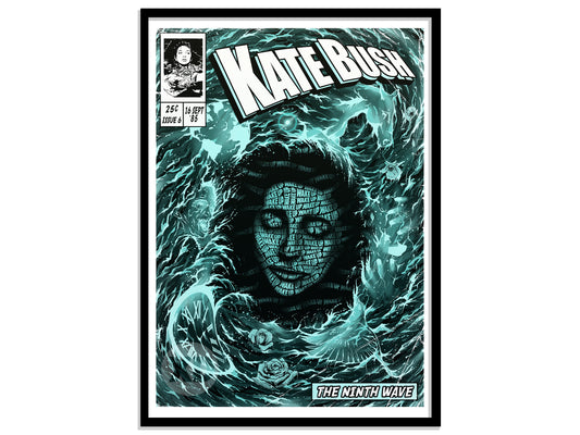Kate Bush Print - The Ninth Wave Comic Cover Art
