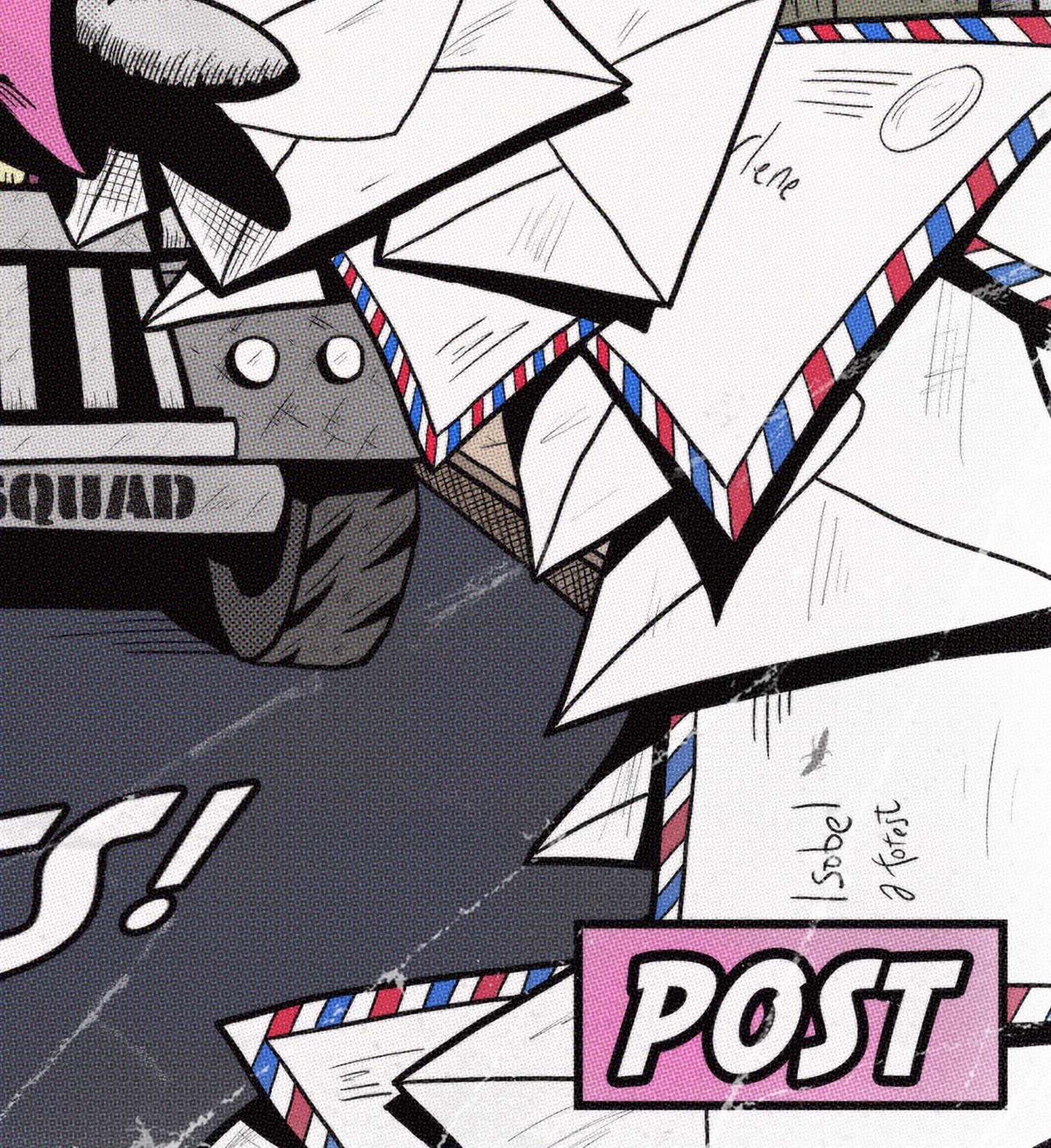 Björk Print - Post Comic Cover Art