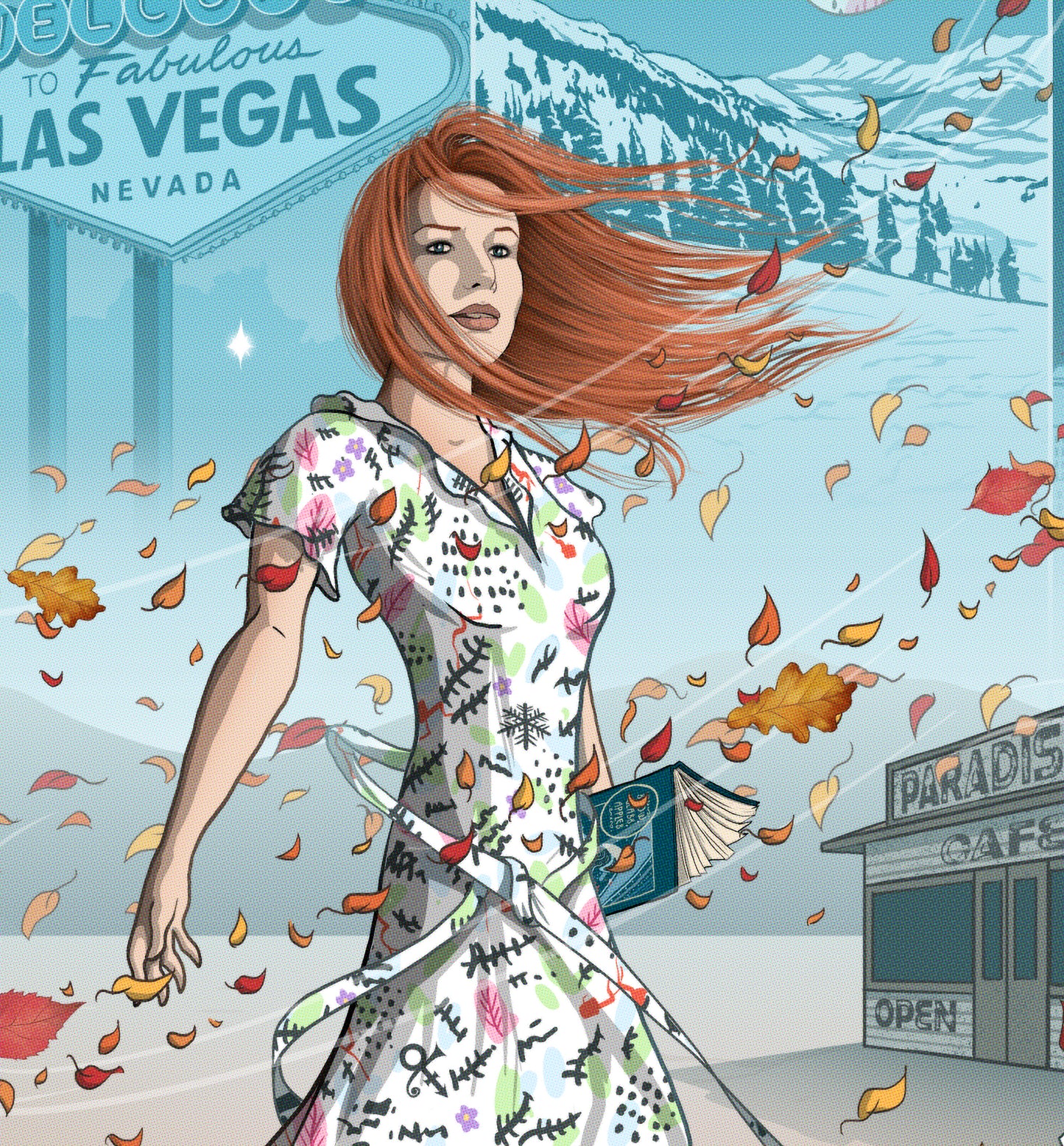 Tori Amos Print - Scarlet's Walk Comic Cover Art