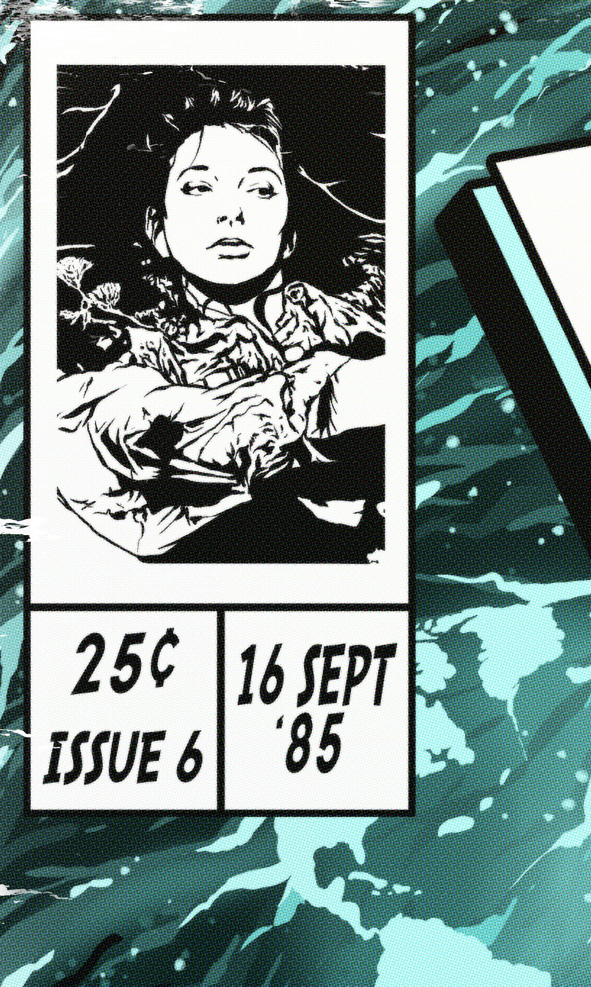 Kate Bush Print - The Ninth Wave Comic Cover Art