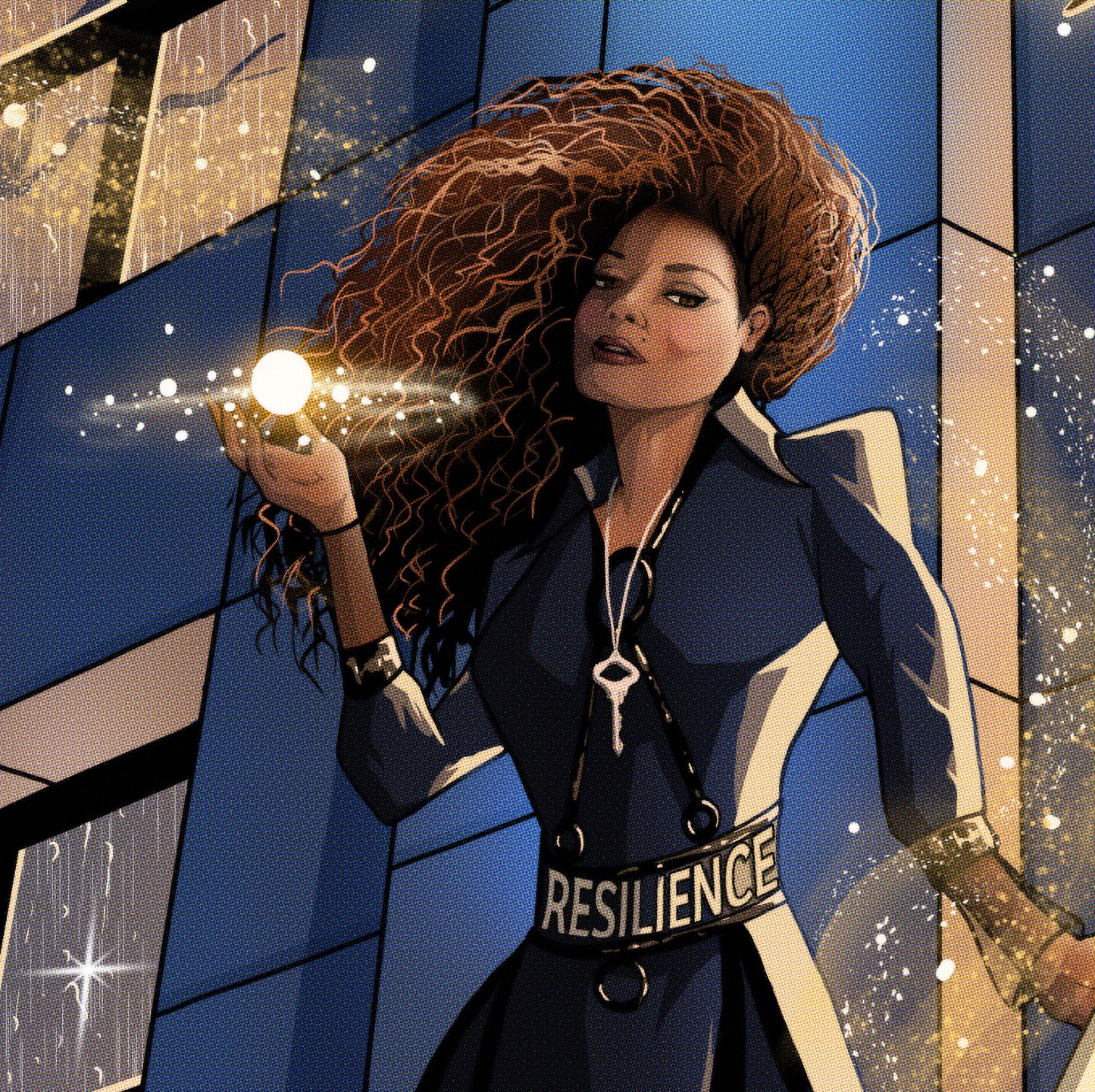 Janet Jackson Print - Unbreakable Comic Cover Art