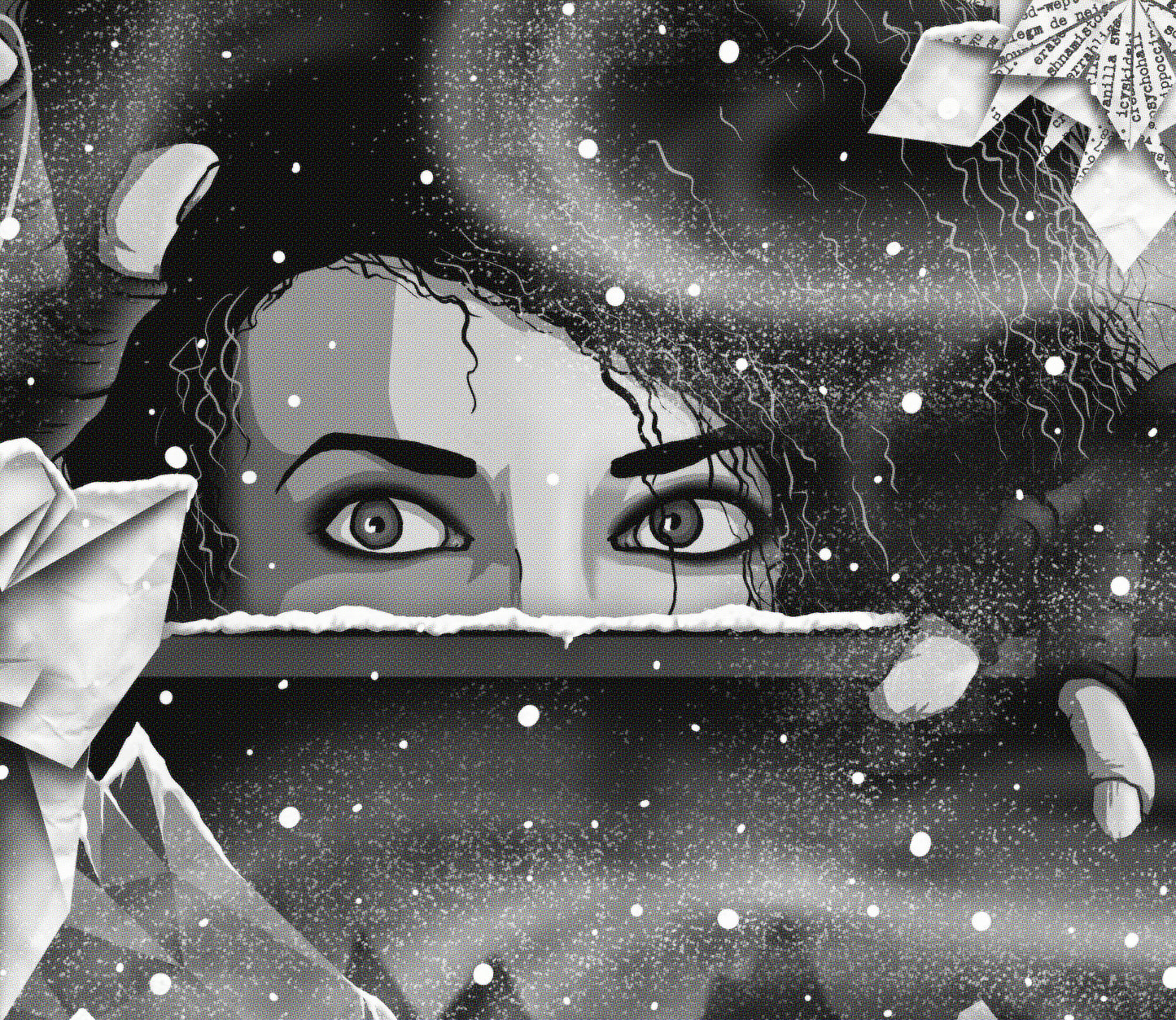 Kate Bush Print - 50 Words For Snow Comic Cover Art