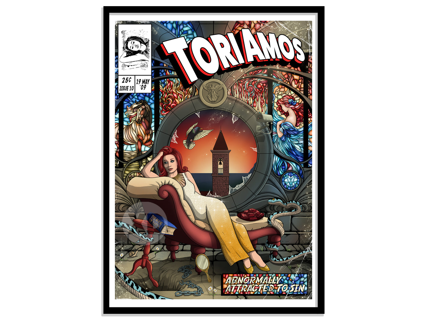 Tori Amos Print - Abnormally Attracted To Sin Comic Cover Art
