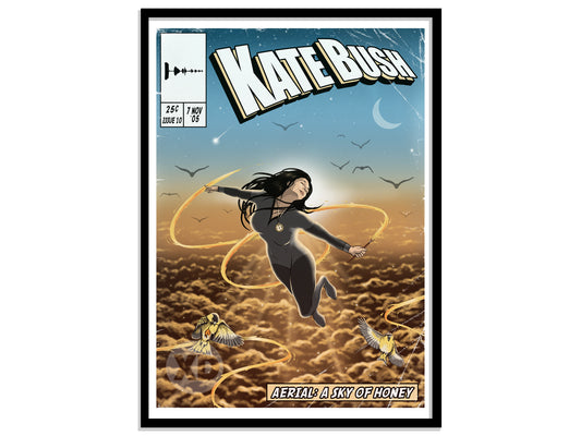Kate Bush Print - Aerial: A Sky Of Honey Comic Cover Art