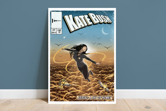 Kate Bush Print - Aerial: A Sky Of Honey Comic Cover Art