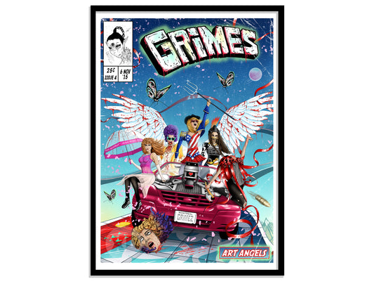 Grimes Print - Art Angels Comic Cover Art