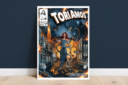 Tori Amos Print - Boys For Pele Comic Cover Art