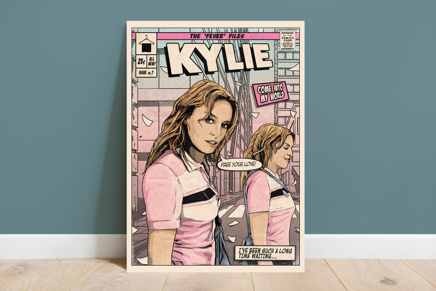 Kylie Minogue Singles Collection - 21 Comic Cover Art Prints