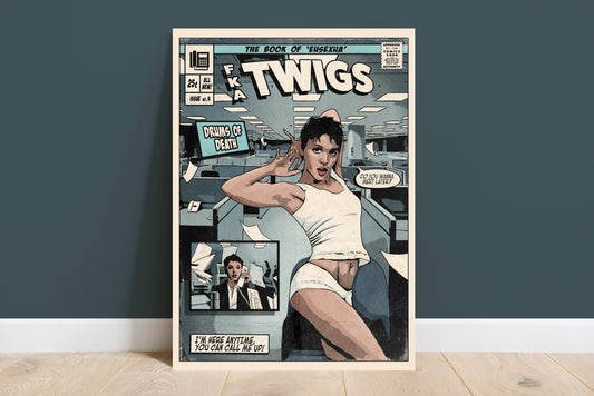 FKA Twigs Print - Drums of Death Comic Cover Art