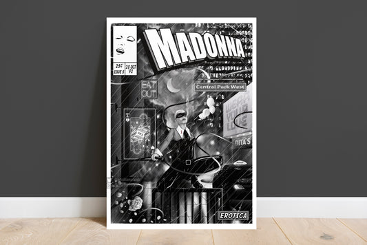 Madonna Print - Erotica Comic Cover Art