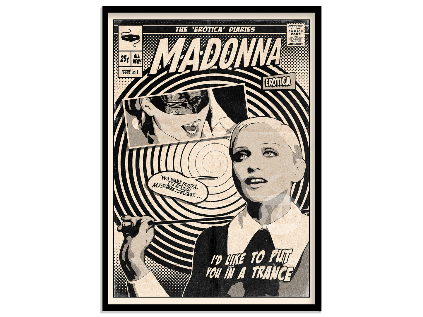 Madonna Print - Erotica Single Comic Cover Art
