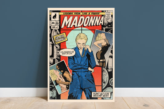 Madonna Print - Express Yourself Comic Cover Art