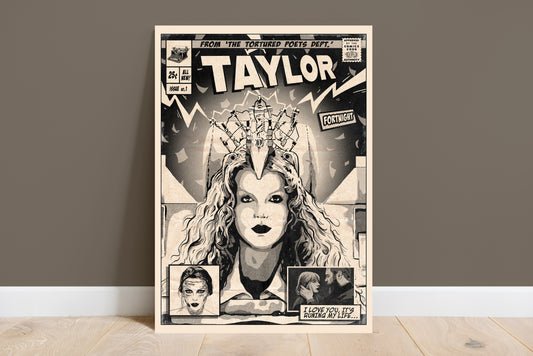 Taylor Swift Print - Fortnight Comic Cover Art