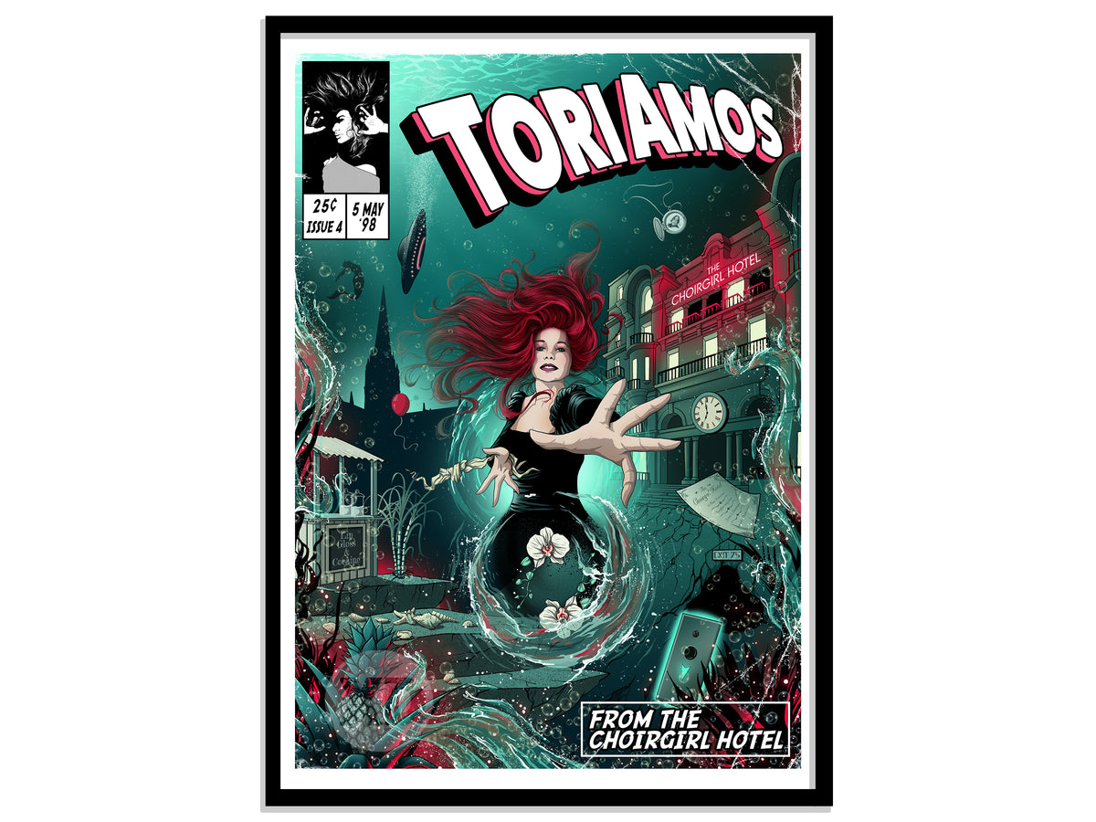 Tori Amos Print - From The Choirgirl Hotel Comic Cover Art