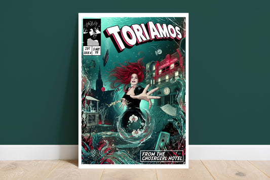 Tori Amos Print - From The Choirgirl Hotel Comic Cover Art