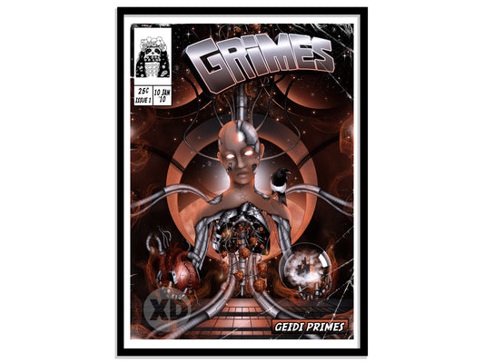 Grimes Print - Geidi Primes Comic Cover Art