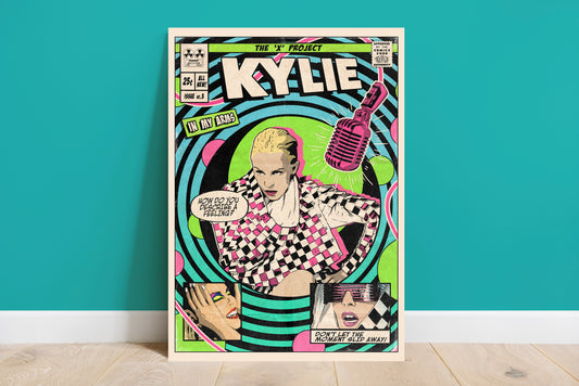 Kylie Minogue Print - In My Arms Comic Cover Art