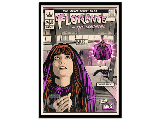 Florence + The Machine Print - King Comic Cover Art
