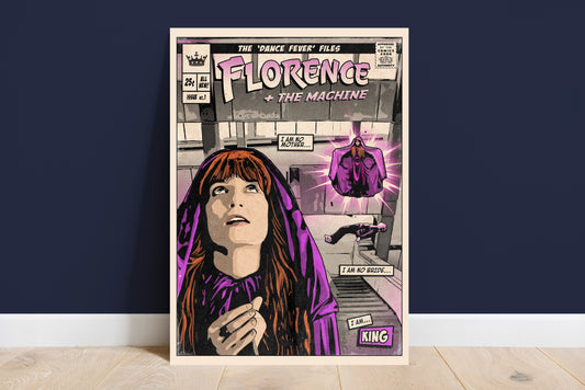 Florence + The Machine Print - King Comic Cover Art