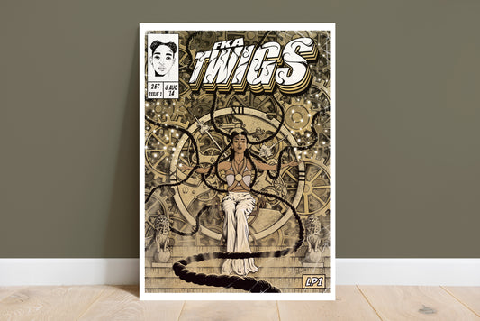 FKA Twigs Print - LP1 Comic Cover Art