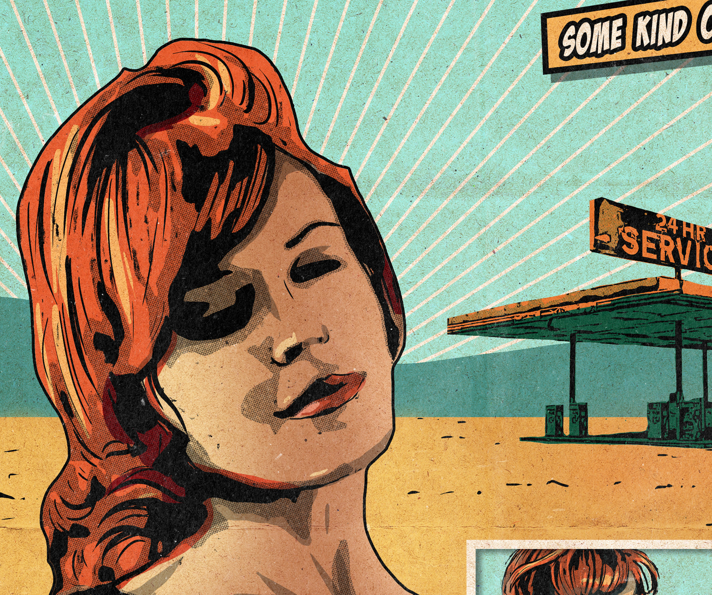 Kylie Minogue Print - Some Kind Of Bliss Comic Cover Art
