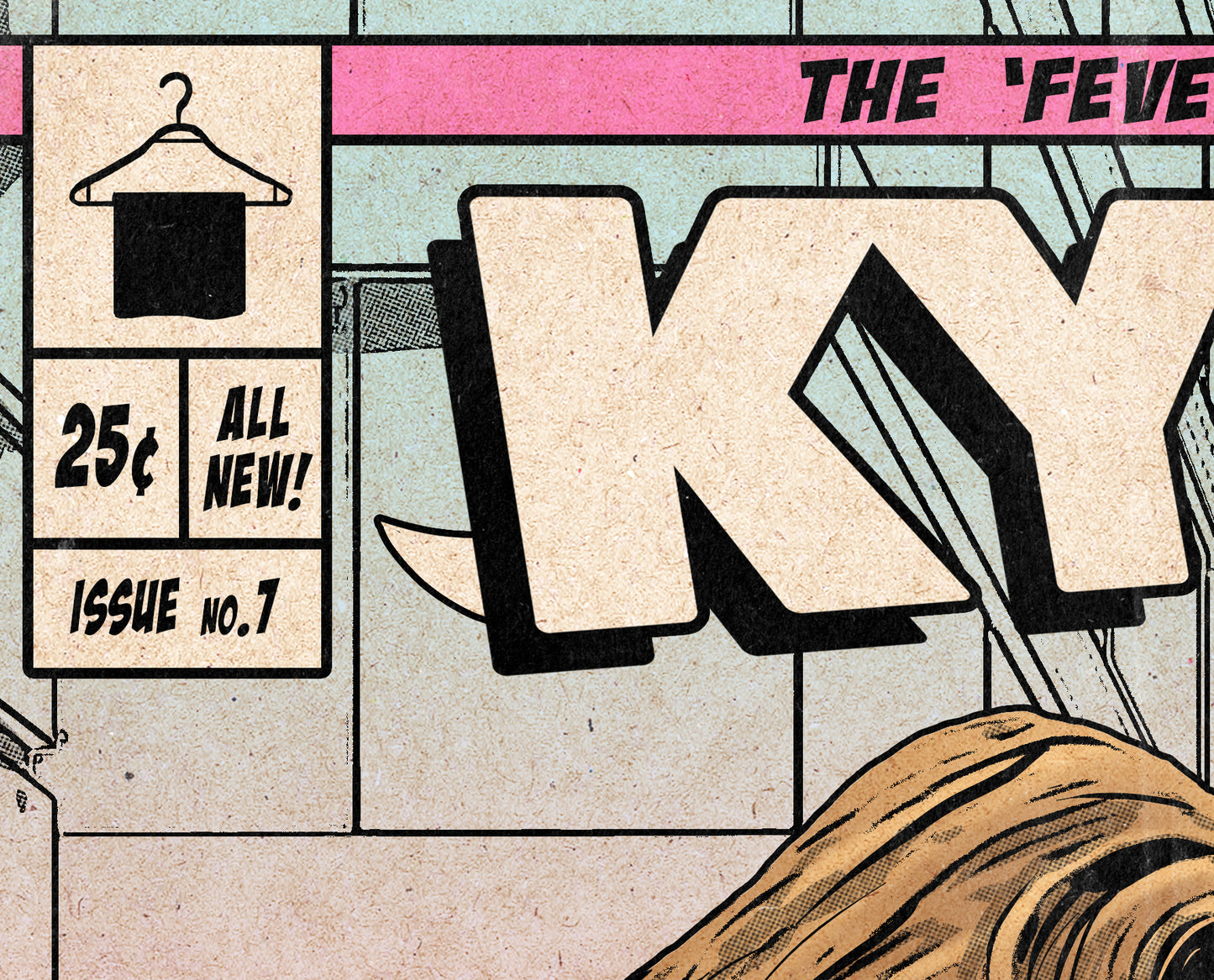 Kylie Minogue Print - Come Into My World Comic Cover Art