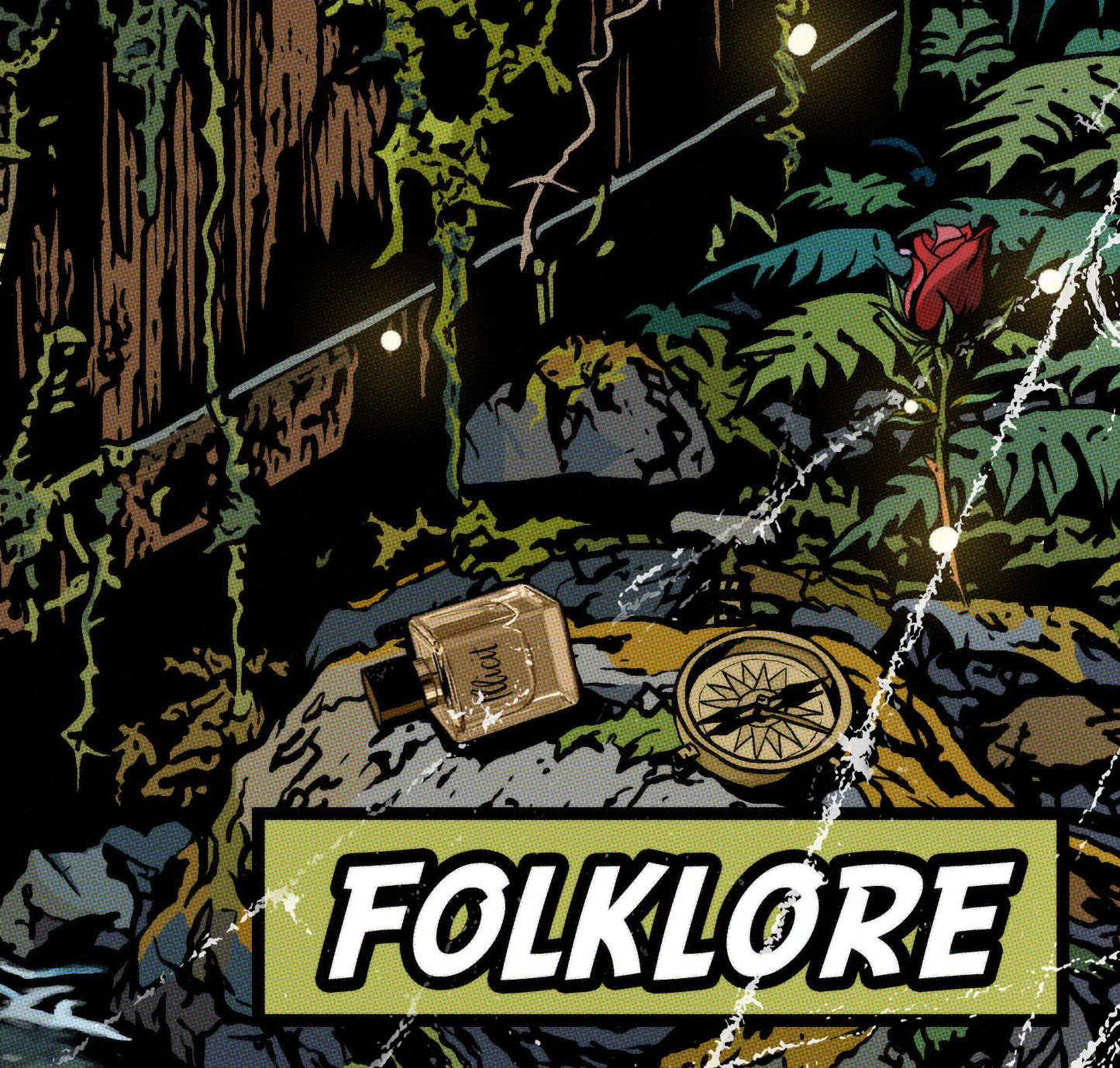 Taylor Swift Print - Folklore Comic Cover Art