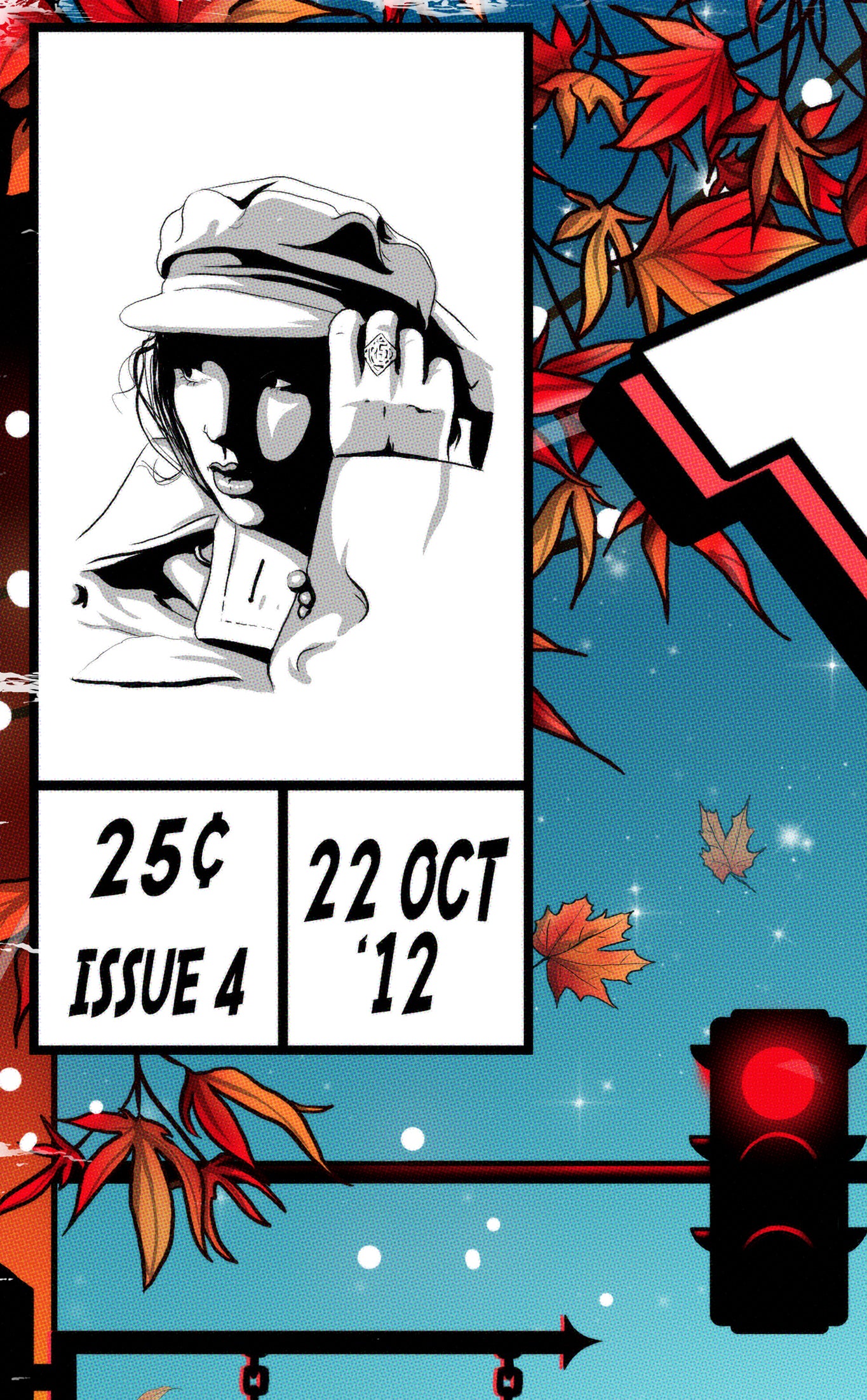 Taylor Swift Print - Red Comic Cover Art