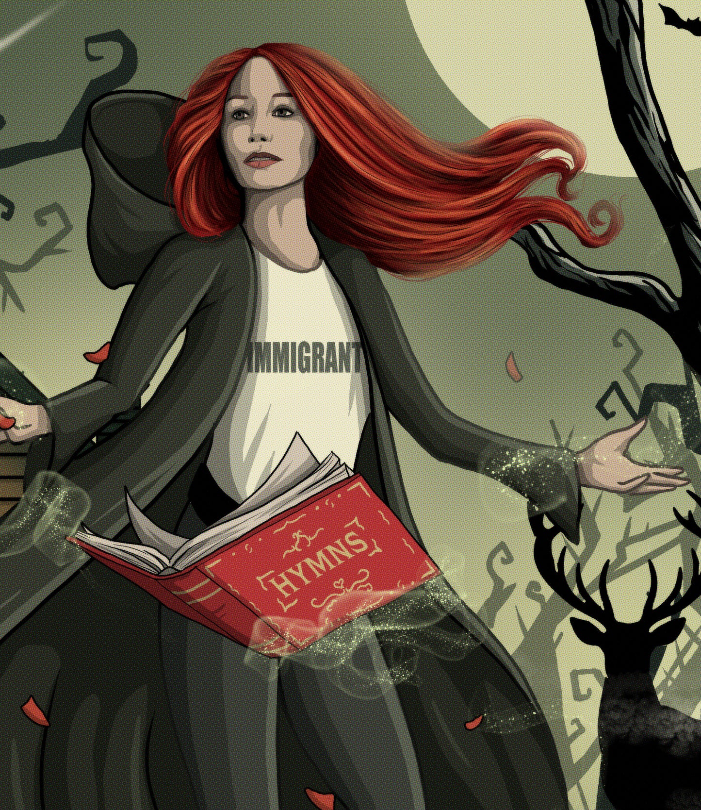 Tori Amos Print - Native Invader Comic Cover Art