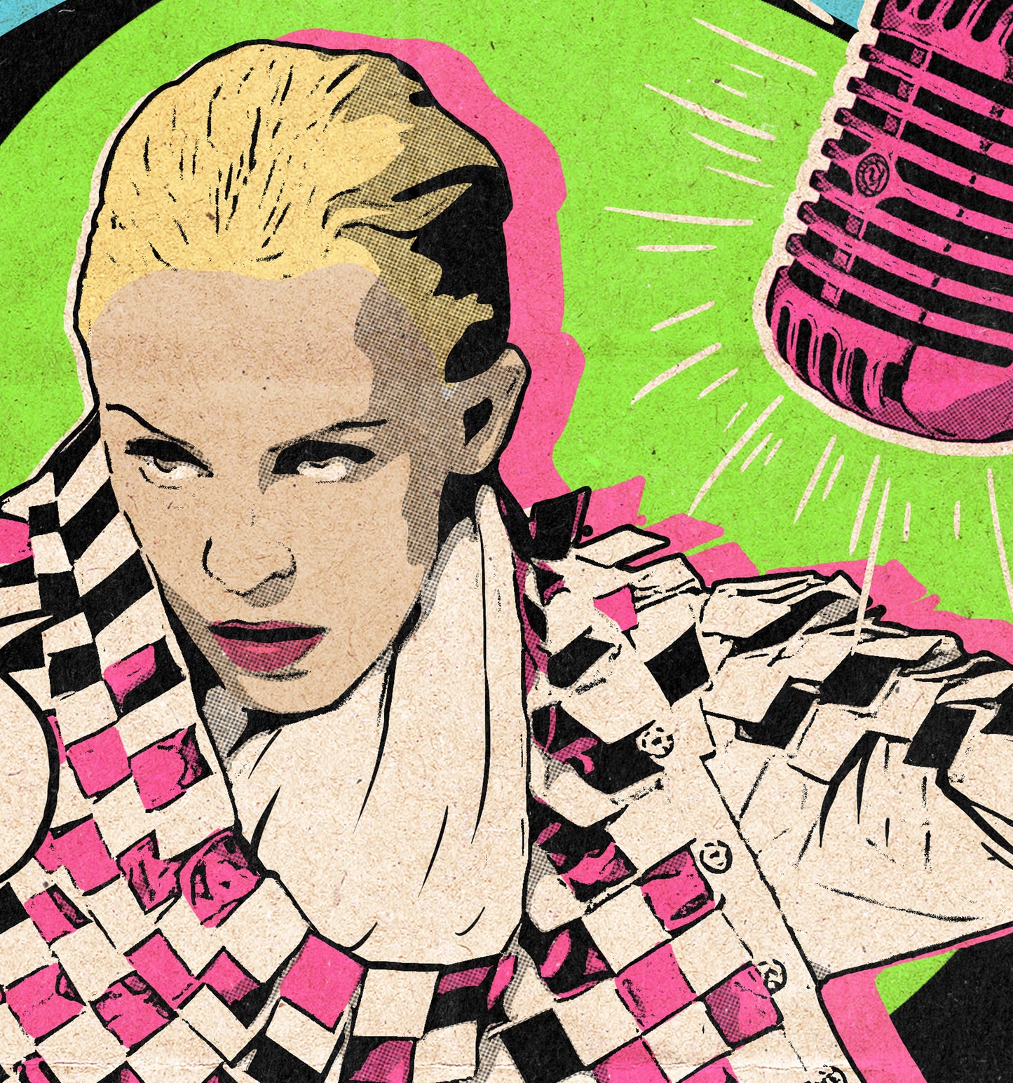 Kylie Minogue Print - In My Arms Comic Cover Art
