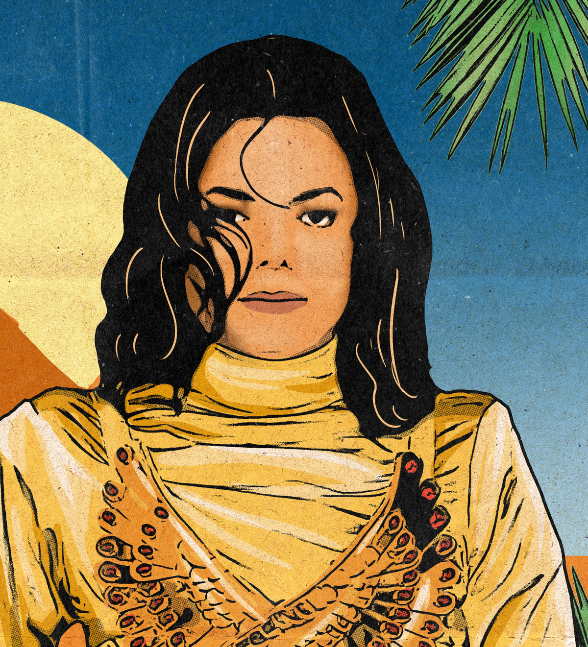 Michael Jackson Print - Remember The Time Comic Cover Art