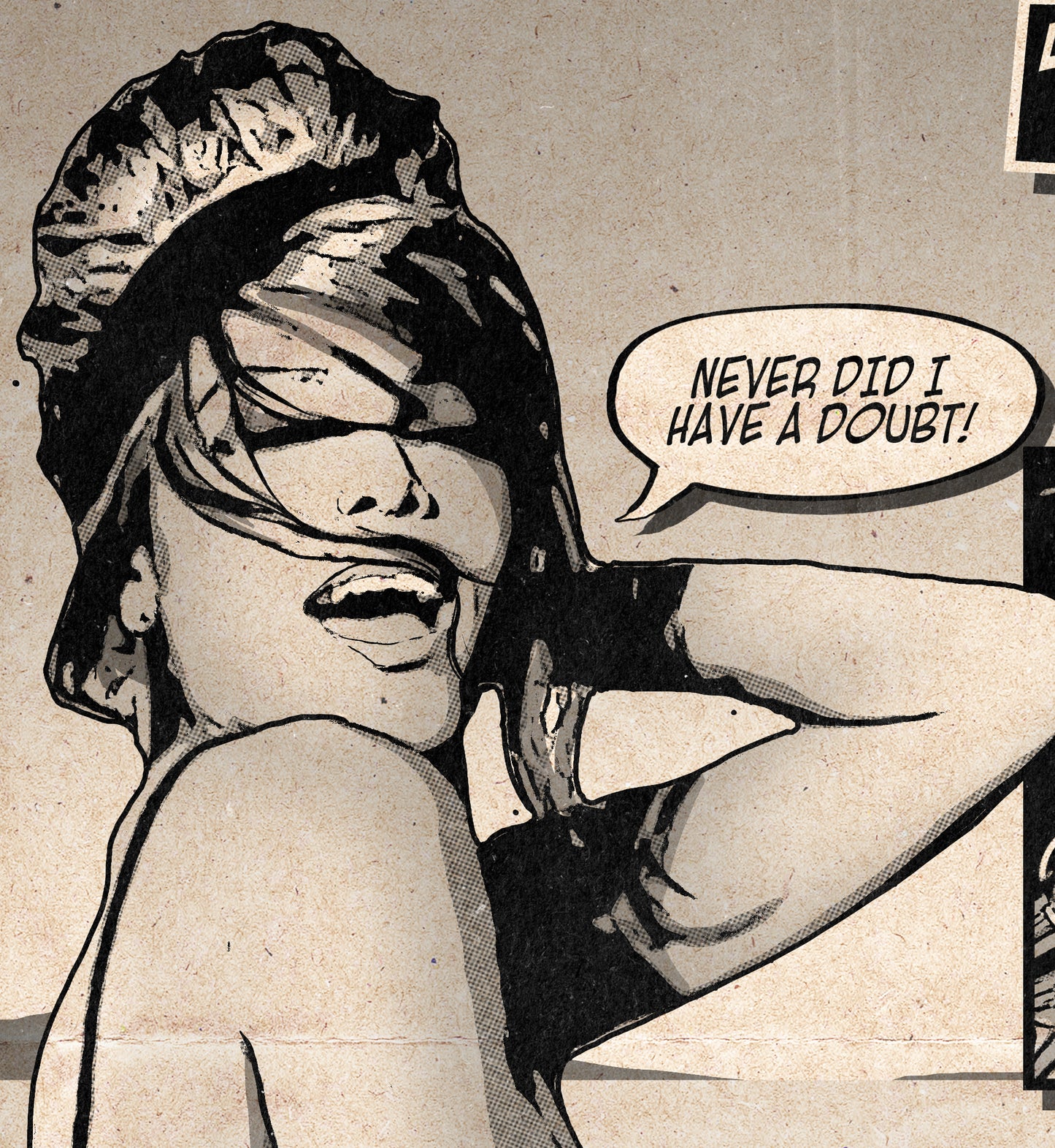 Janet Jackson Print - Love Will Never Do Comic Cover Art