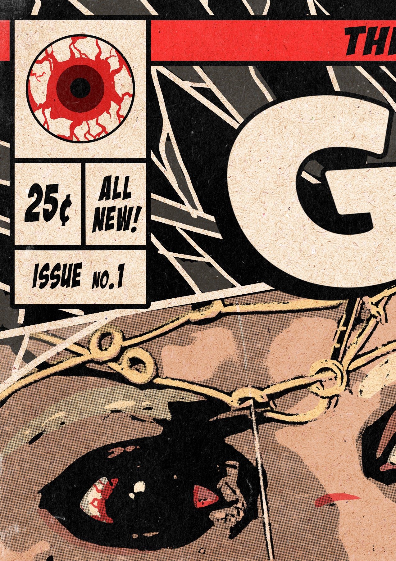 Lady Gaga Print - Disease Comic Cover Art