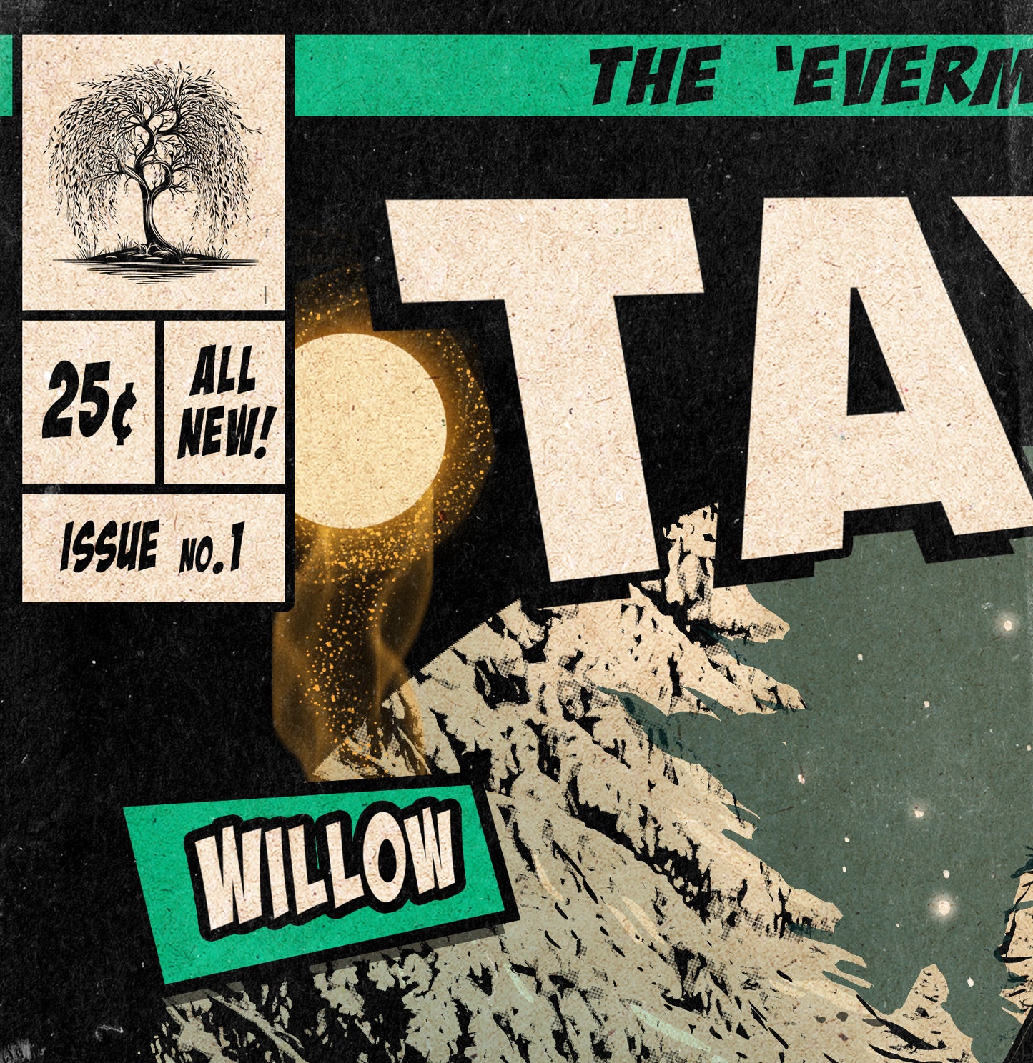 Taylor Swift Print - Willow Comic Cover Art