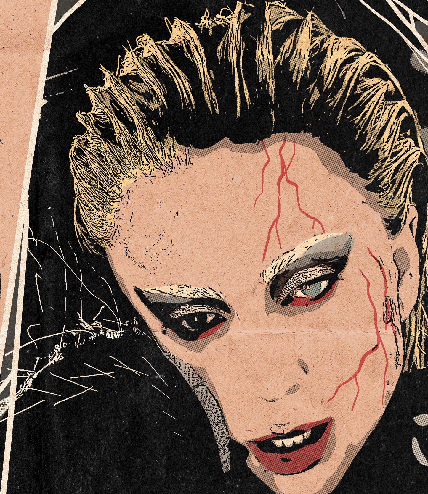 Lady Gaga Print - Disease Comic Cover Art
